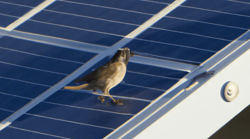 How to Prevent Birds from Nesting Under Solar Panels