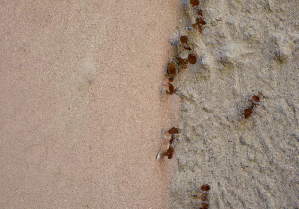 Ants Climbing a Wall