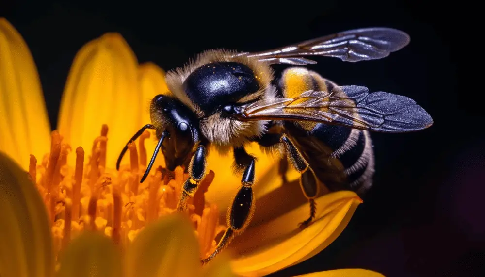 Carpenter Bee On Flower